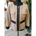 Etcetera  Women Blazer Size 4 Cotton Light Brown Photo 11