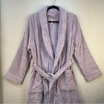 My Pillow Lilac Pastel Purple %100 Supima Cotton Bath Robe Women’s Medium Plush Photo 5