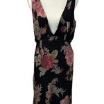 Privacy Please Revolve Deep V-neck Maxi Floral Open Back Dress Size Medium Photo 3