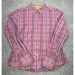 Robert Graham  Shirt Button Down‎ Size 10 Pink Plaid Long Sleeve Women's Photo 7