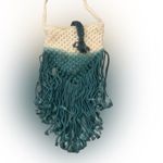 Street Level  OMBRÉ CROCHET MACRAME BOHEMIAN STYLE CROSSBODY BAG Photo 4
