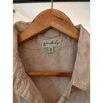 Wonderly  Roll Tab Long Sleeve Button Down Shirt Medium Photo 1