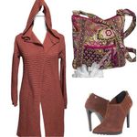 Calvin Klein burgundy ankle booties! So cute. Photo 1