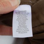 Everlane  The Fixed Waist Stretch Cotton‎ Work High Rise Pants Size 0 Olive Green Photo 7