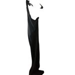 Mango  BLACK ASYMMETRIC BOW MAXI DRESS WITH SLIT XS NEW $129.99 #758 Photo 6