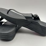FitFlop FitfFlop Womens Sandals The Skinny Size 10 Black Slip On Thong Shoes Photo 7