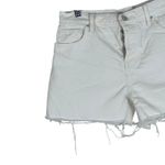 PacSun Shorts Womens 27 White Rigid Frayed Hem Vintage Cut Off Casual Festival Photo 1