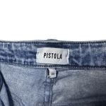 Pistola  High Rise Straight Leg Jeans Light Wash Size 33 Ankle Length Photo 3