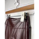 Aerie NEW Offline by  SMALL Real Luxe Faux Leather High Waist Legging Dark Brown Photo 5