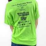 Gildan  Green Cotton Go Big Walk For The Kids Short Sleeve T-shirt Photo 4