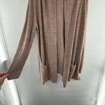 Barefoot Dreams  CozyChic Lite Open Front Cardigan Taupe 1X Style 905 Photo 2