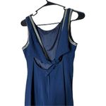 Joseph Ribkoff Vintage 80s Blue With Gold Trim Jumpsuit Size 6 Photo 5