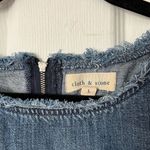 Cloth & Stone  Raw Hem Denim Shirt - Size L Photo 1