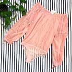 Free People Solid Sundown Bodysuit in Desert Pink Small Photo 7