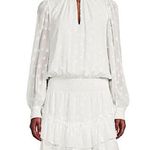 Ramy Brook  White Sashah Star Print Dress Size Small Photo 0