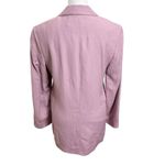 ZARA  Tailored Blazer Women’s XS Pale Pink One Button Lined Jacket Spring Neutral Photo 4