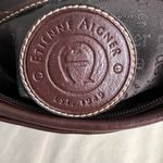 Etienne Aigner 🤎  Brown Leather & Canvas Shoulder Bag | Classic Buckle Hobo Photo 5