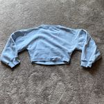 Missguided  Blue Corset Cropped Sweatshirt SIZE 0P Photo 3