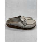 Birkenstock ‎ Leather Clogs Mules Buckle Slides Neutral Size 40 US 9 Photo 3