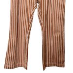 Big Bud Press Western Bell Bottom Pants Women’s Large Striped Retro Cotton Orange Photo 3