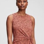 Gap NWT Sleeveless Knot Floral Print Dress Photo 0