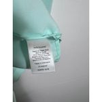 Talbots  Woman 16W Mint Green‎ Sleeveless Button Back Blouse Top Career Photo 3