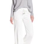 Alice + Olivia White Benny Crepe Cropped Drawstring Pants Size 0 Photo 0