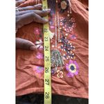 Latino Floral Embroidered Shirt Button Up Size XL Pumpkin Harvest Festival NWT Photo 7