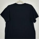 “I want Pizza not Feelings” Black Graphic Crewneck Short Sleeves Tee, Sz Large Photo 5