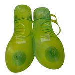 Katy Perry The Geli Lime Green Ankle Strap Jelly Sandals Lime Embellishment Size 5 Photo 5