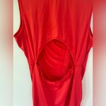 Zeagoo Woman’s Stretch rushing Bodycon cut out back Dress new with out tags size XL RED Photo 7
