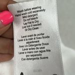 Q&A  Embroidered White navy small lined  boho Dress Photo 3