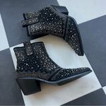 Bedazzled Black Ankle Boots Size 9.5 Photo 1
