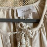 Cleobella  Jumpsuit Beige Boho Indie Style Women’s Size M Full Body Summer Photo 2