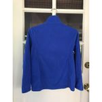 Lands' End  Womens Fleece Pullover S (6-8) 1/4 Zip Polyester EUC Long Sleeve Blue Photo 4