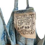 Vintage Y2K Small Blue Floral Print Keyhole Bloomcore Spring Romantic Dinner Photo 9