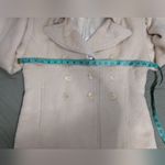 Guess Vintage Alpaca/Wool Blend Pea coat/Jacket Women's Large White/Cream Photo 7
