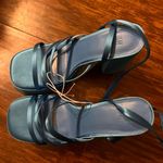 H&M platform satin look heels Photo 7