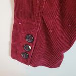 American Eagle  Outfitters Maroon Sequined Corduroy Jacket Photo 4