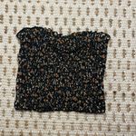 Urban Outfitters black floral tube top​ Photo 0