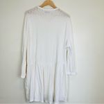 Free People  Beach ribbed semi sheer long sleeve coverup mini dress. Size… Photo 4