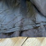 Club Monaco Black Satin Ruffled Tie Waist Mini Skirt Size 6 Photo 4