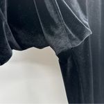 J.R. Nites Pants Women's Size Small Black Crushed‎ Velvet High Rise Straight Leg Photo 3