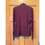 SKIMS  Burgundy Soft Lounge Mock Neck Long Sleeve Top XL (new ) Photo 4
