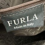 Furla  Grey Leather Shoulder Hobo Purse Photo 3