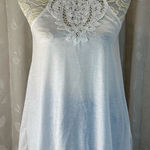 H&M  White Lace Halter Tank Top Small‎ Boho Festival Summer Casual Flowy Photo 0