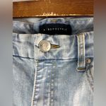 Aeropostale  14 30 Distressed Blue High Rise Curvy Light Wash Denim Jeggings Photo 5