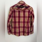 Ariat  REAL womens Enchanting Shirt plaid ombre long sleeve snap button western S Photo 3