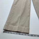Spanx  Tan Khaki Wide Leg Womens Size Medium Button-Detail Pants Pull-On *FLAW Photo 12