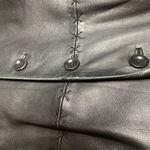 Caslon Vintage Leather Jacket Black Photo 3